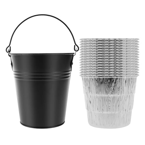 Seau à glace 2L double paroi en acier inoxydable pour bouteilles de champagne
