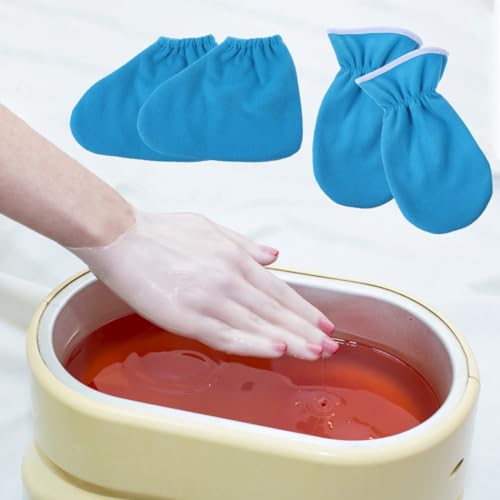 Guantes y botines de cera para cuidado de manos y pies miniatura 4