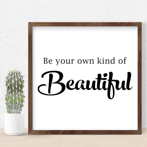 Plaque murale de motivation en bois 30,5 cm avec citations inspirantes positives