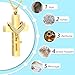 InfuMemo Cremation Jewelry for Ashes Pendant - Cross Urn Necklace with Mini Keepsake Urn Memorial Ashes Jewelry - With Me Always