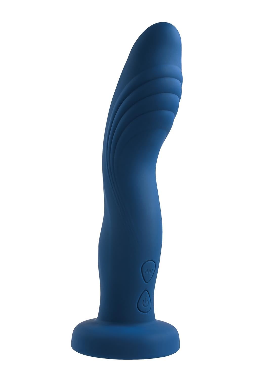 Gender X Snuggle Up Dual Motor Strap On Vibe W-Harness - Blue