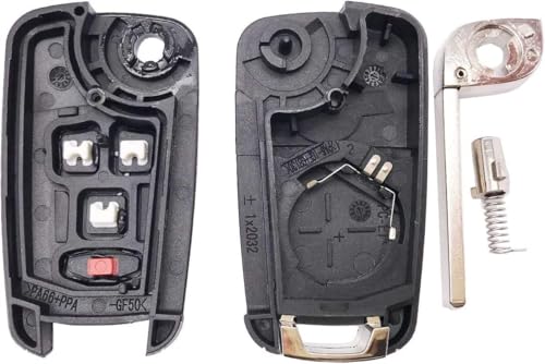 image for Horande Folding Flip Replacement Key Fob Cover Case fit for 2010 2012 