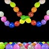 Link Balloons, 100Pcs 6inch Colorful Small Link Balloon, Mix Color Latex Linkable Needle Tail Balloons Connected for BIrthday/Wedding/Baby Shower Decoration colorful, 6"