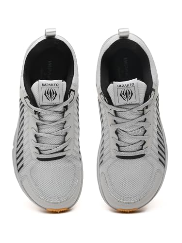 Image of Impakto Barefoot Shoes for Men | Lightweight & Superior Grip | Running & Training Shoes with Wide Toe | Non-Marking Sole for Court Games | Anti-Slip Grip, Everyday Wear for Gym | Jogging & Yoga Shoes