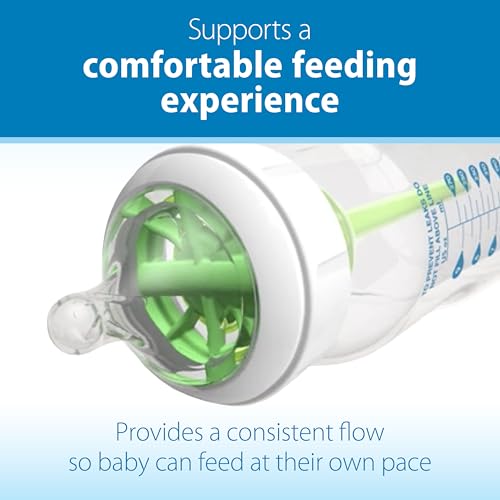 dr brown39s natural flow level 2 wide-neck baby bottle silicone nipple medium flow 3m 100 silicone bottle nipple count 6 pack of 1