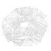 Produktbild OTOTEC Set mit 13 Blumen, Schablonen, Wände, Malen, Scrapbooking, Prägeschablonen, Kit
