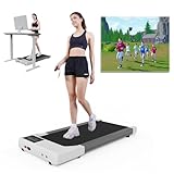 Walking Pad, Under Desk Treadmill 2 in 1 for Home/Office with Remote Control, Walking Treadmill, Portable Treadmill in LED Display