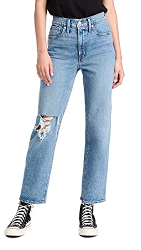 Madewell The Perfect Vintage Straight Jean in Ferman Wash