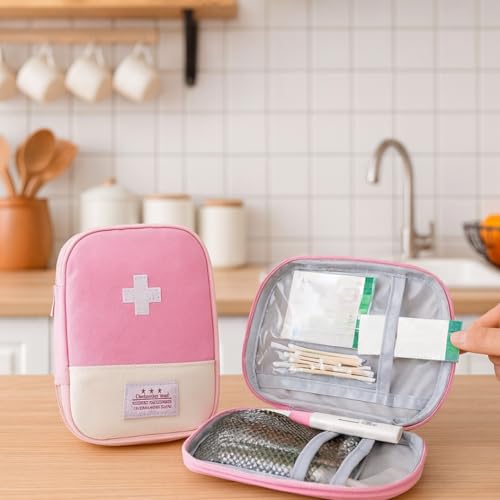 Kit Completo botiquin de Primeros Auxilios Apto para Viaje y casa, Incluye maletin Medico y Dos neceseres para medicamentos, se Puede Usar para casa, Coche, montaña - imagen 4