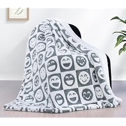Colcha Personalizada Manta Polar, 520GSM Manta Sherpa, Suave y Acogedora Manta Invierno, Manta para Cama, Mantas para Sofa, 160x200 cm, Gris