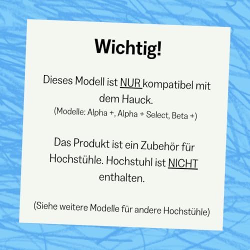 CATCHY - Hochstuhl Auffangschale - Zubehör für den Hauck Alpha/Beta – Ansicht 2