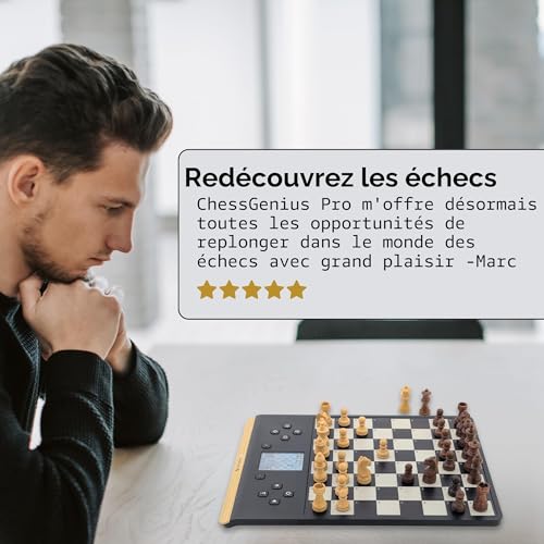 Ordinateur d'échecs en bois véritable MILLENNIUM ChessGenius Pro Edition