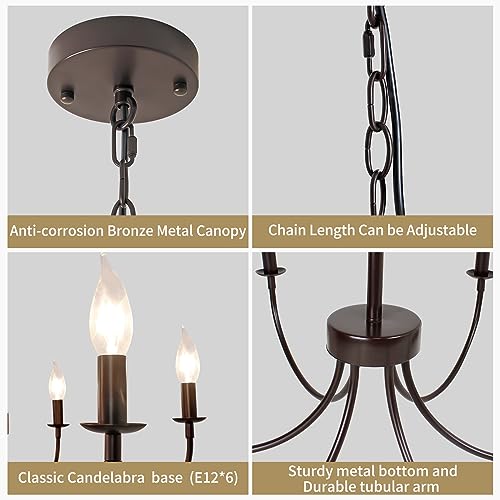 Rviezza Farmhouse Chandelier thumb #4
