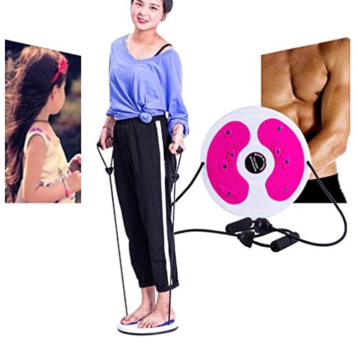 Disco de Torção Cintura Waist Twist Terapia Magnética Pink + Chaveiro CBRN16082