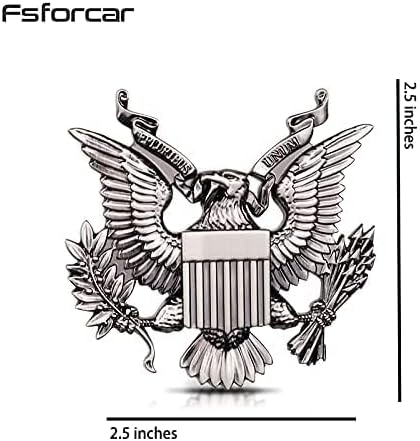 Miniatura 4 de Calcomanía de metal para emblema de coche del ejército de los Estados Unidos (color pistola)