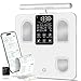 arboleaf Scale for Body Weight, Bluetooth Smart Digital Weighing Scales with 8 Electrode, High Precision 26 Body Composition Analyzer for BMI Muscle Mass