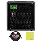 Trace Elliot 1x10 Speaker Cabinet Bundle with 10ft Pig Hog Black Woven Instrument Cable and Instrument Polishing Cloth