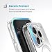 Speck Clear iPhone 16 Pro Case MagSafe and ClickLock - Slim Phone Case iPhone 16 Pro - iPhone 16 Pro Phone Case - Presidio - Clear/Chrome