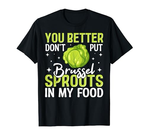 Brussel Sprout Essentials Odio Brussel Sprout Hater Club Camiseta