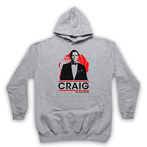 Sweat a capuche Daniel Craig de style agent secret britannique pour adultes