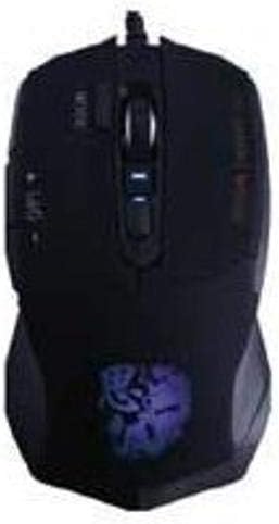 ProHT Gaming USB Mouse (07245), Wired Optical Mouse w/Ergonomic Design for Mac/PC/Laptop/Desktop, Adjustable DPI Switch 1000/1600/2000/2400DPI, Black