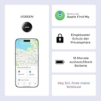 UGREEN FineTrack Mini (1er Pack) kompatibel mit Apple Find My (nur iOS) – Ansicht 3