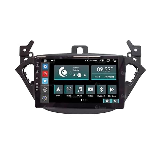 Autoradio Android JF-039OC-X9C compatibile con OPEL Corsa E/Adam | CarPlay e Android Auto | GPS | DAB+ |9 pollici HD | Prodotto in Italia