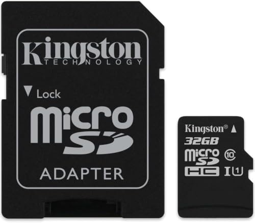 RevolutionLine   Kingston SDCS/32GB con Adaptador SD   MicroSD Canvas Select velocidades de UHS I Clase 10 de hasta 80 MB/s Lectura   Ideal para filmar y Tomar Fotos en Alta definición