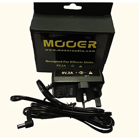 MOOER Wall Adapter Power Supply - 9 V DC) for Guitar, PDNW9V2AUK Cover