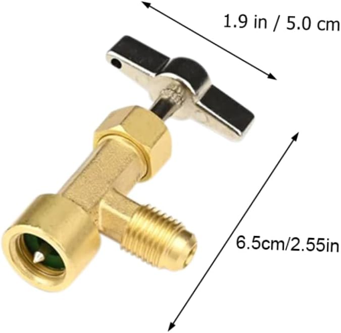 Assorted Colors R134a Can Opener Self-Sealing Tap Removal Core Extraction T-Handle Versatile Tool