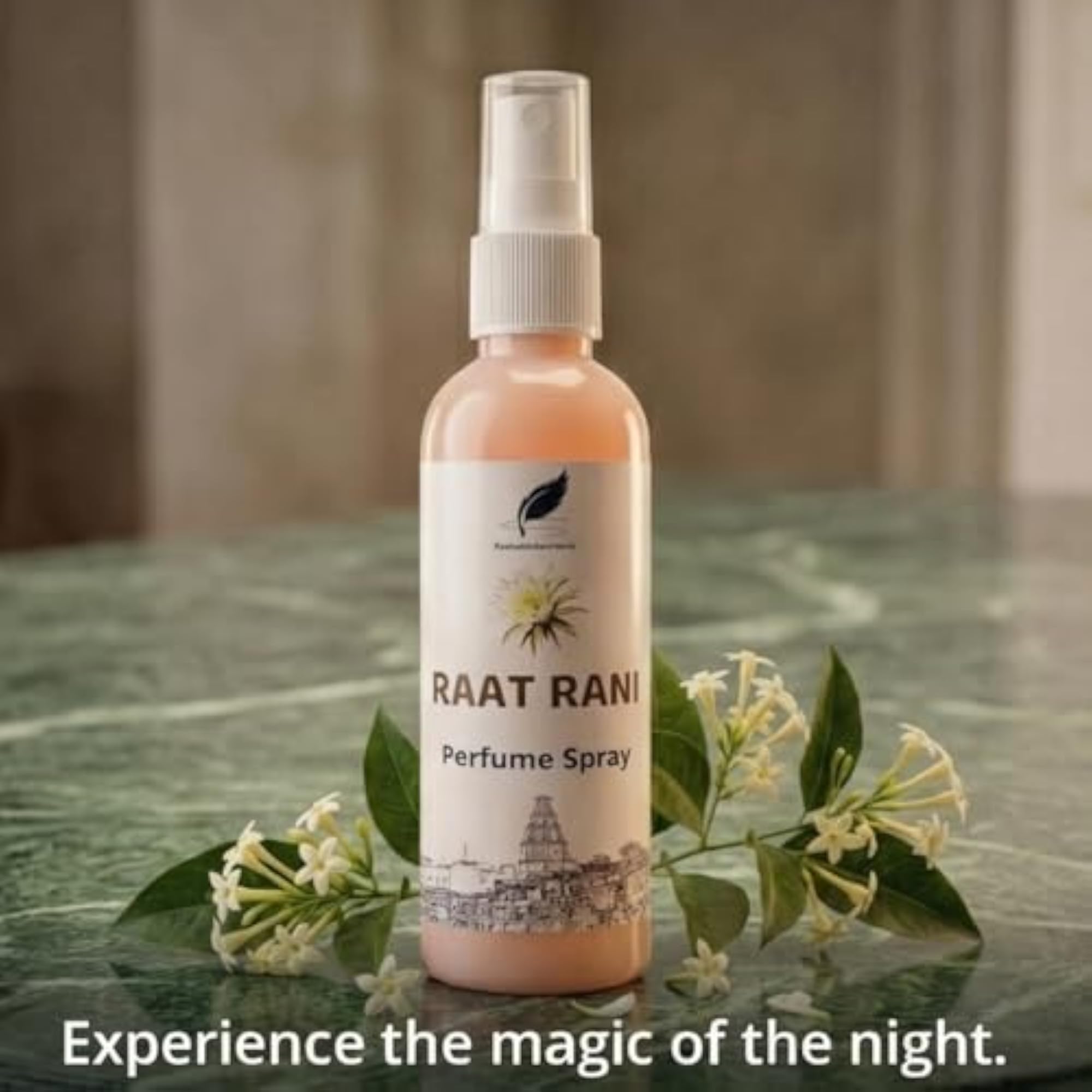 Premium Raat Rani Perfume Spray, 100ml, Floral Mist