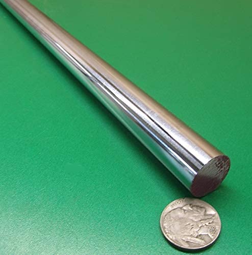 Chrome Plated 1045 Carbon Steel Shaft .750" (3/4") Diameter x 36" Long 1 pc
