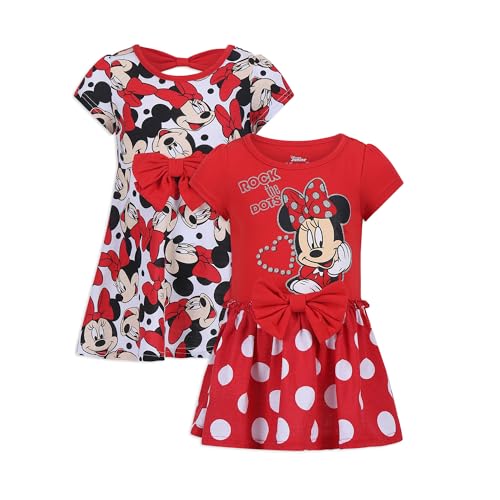 Disney Girls' 2 Pack Minnie Mouse Dresses