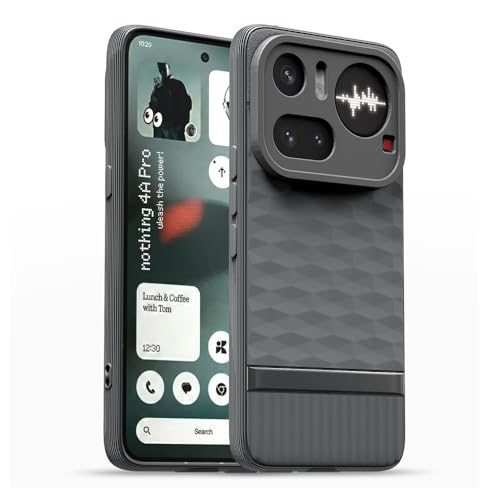 Image of Shockproof Case Compatible with Nothing Phone (4a) Pro 5G | Full Camera Protection | TPU Flexible Back Cover for Nothing Phone (4a) Pro 5G (Graphite Grey)