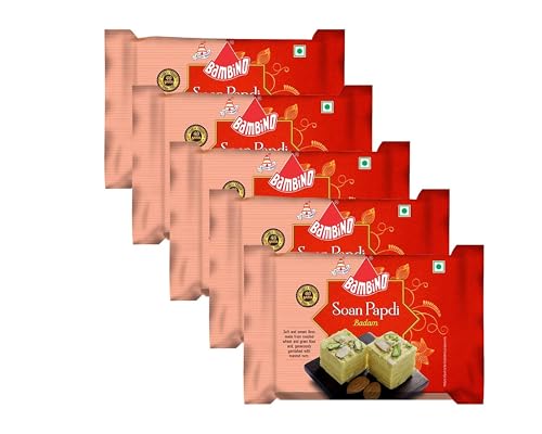 Image of Bambino Soan Papdi Badam Each 200 Gms X Pack of 5 1 kg