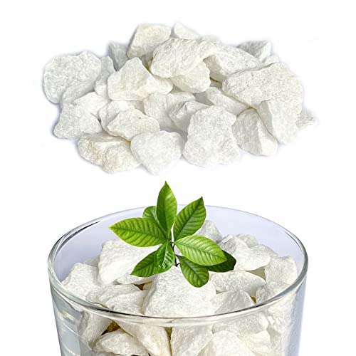 Piedras Naturales Decoración Blancas 3 Kilos, Piedra para Jardín, Acuario, Macetas, Plantas, Jardinería, Peceras Y Cactus, Ideal para Decoración del Interior Y Exterior del Hogar Y Chimeneas Cover