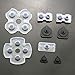 Produktbild Gummi Matte Pads Rubber Set kompatibel für Playstation 4 / PS4 Controller JDM-001, JDM-011, JDM-020