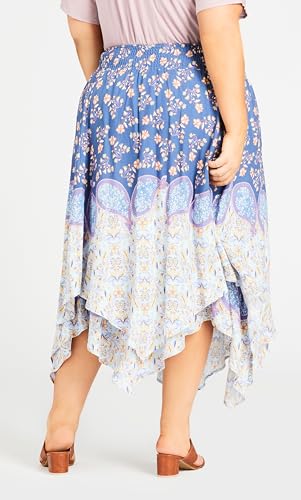Women's Plus Size Skirt-Nora Hanky Hem3