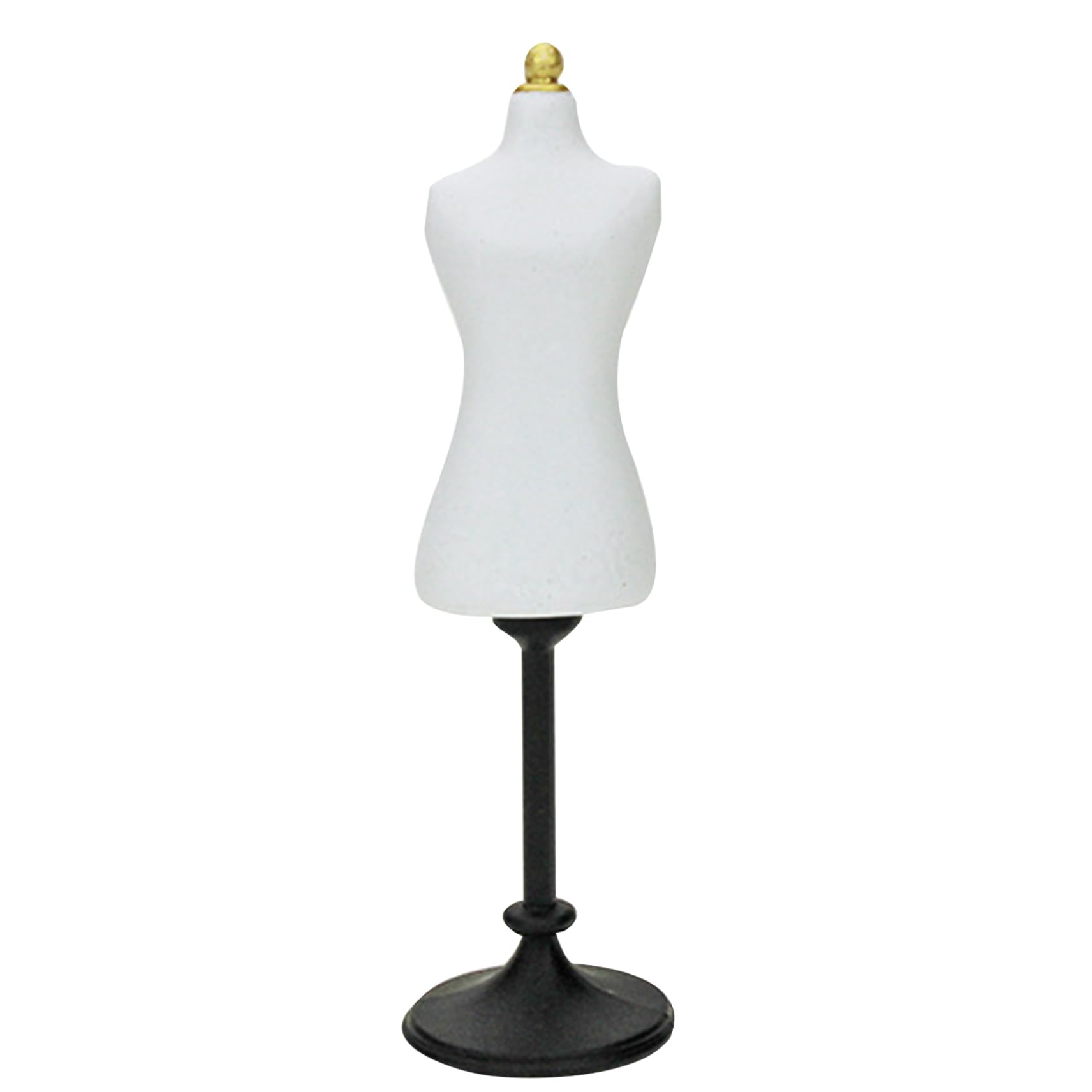 Dress Form Mannequin, 3x1" Resin Miniature Mannequin, 1/12 Doll Clothes Mini Dress Form Dollhouse Accessories for Dolls Wardrobe Doll Clothes Forms Toys Dollhouse Accessories