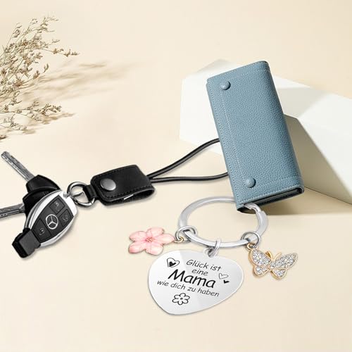 YISCOKO Geschenke für Mama,Muttertagsgeschenke Mama Geschenk Schlüsselanhänger Geburtstagsgeschenk für Mama,Beste Mama Geschenk,Geschenk Mama,Schlüsselanhänger Mama,Mutter Geschenk. 5