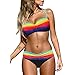 Bikinis Talla Pieza de baño Conjunto Bikini Dos Trajes de baño Up Vintage Push Padded Suit High Hight Mujeres Bikini Traje de baño Corte Trajes de baño Bragas Algodón Mujer Bikini