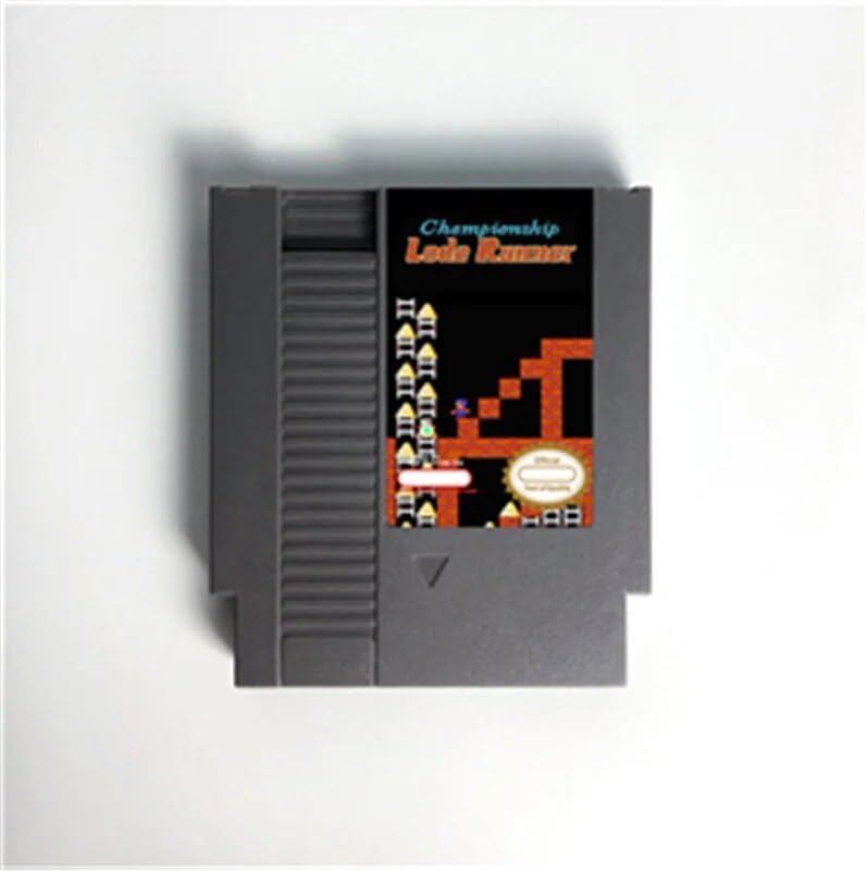 Championship Lode Runner Reproduction Retro Cartridge for 72 PINS Game Console