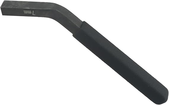 7MM Engine Brake Adjustment Tool for Cummins For ISX, Alternative to 3163530 Feeler Gauge with PVC Coated Handle