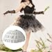 Colaxi Hoops Petticoat Dress Bustle Underskirt for Prom Cosplay Party Stage Performance White