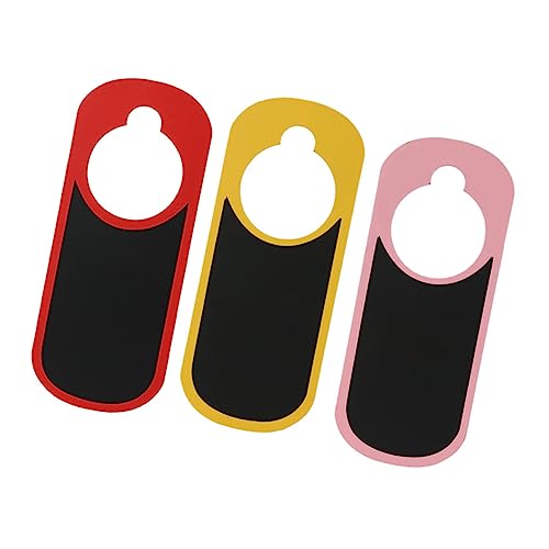 ERINGOGO 3pcs Home Decor Wood Do Not Disturb Sign Chalkboard Hanging Sign Modern Design