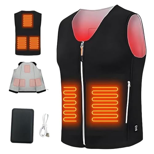 Cozybod Heated Vest, Body Warmer Women Men, with Battery Pack Included USB Rechargeable Heated Vest