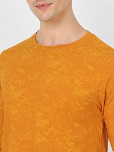 Image of Urbano Fashion Men's Printed Full Sleeve Slim Fit Cotton T-Shirt