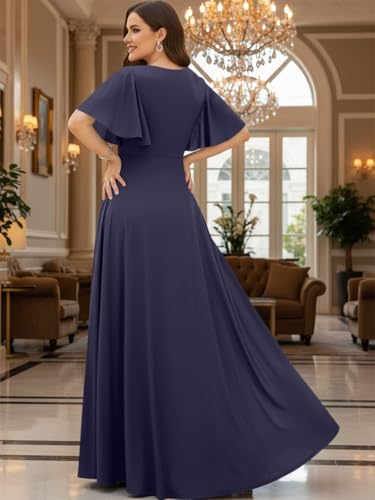 Image of KOH KOH Womens Long Elegant Bridesmaid Evening Cocktail Modest Maxi Dress