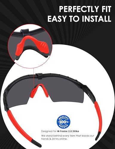 Image of BLAZERBUCK Replacement Earsocks & Nosepieces & Frame Clip for Oakley M Frame 2.0 Strike