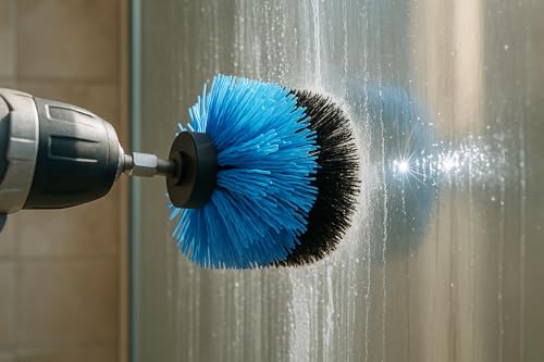 Bürstenaufsatz Set für Bohrmaschine – 3-teiliges Reinigungsbürsten Set – Nylon Bürsten für Bad, Fliesen, Felgen, Küche, Auto – Reinigung leicht gemacht – Robust & Vielseitig